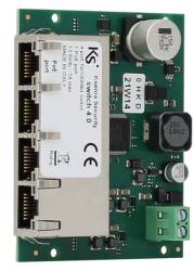 Ksenia switch 4.0 - 4 portos (1 PoE) switch hálózatbővítő modul