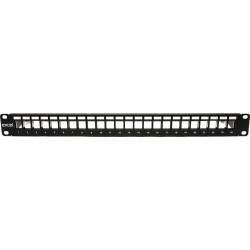 Excel 100-755 Patchpanel, 24 port, moduláris, 1U