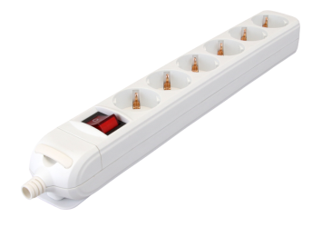 Tracon 6 fejes elosztó, 250 V AC, 6 x SHUKO