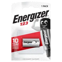Energizer CR123 lítium fotóelem, CR123, 3 V