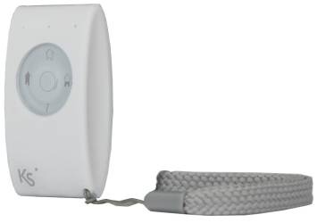 Ksenia opera távirányító - fehér Rádiós távirányító, 868 MHz