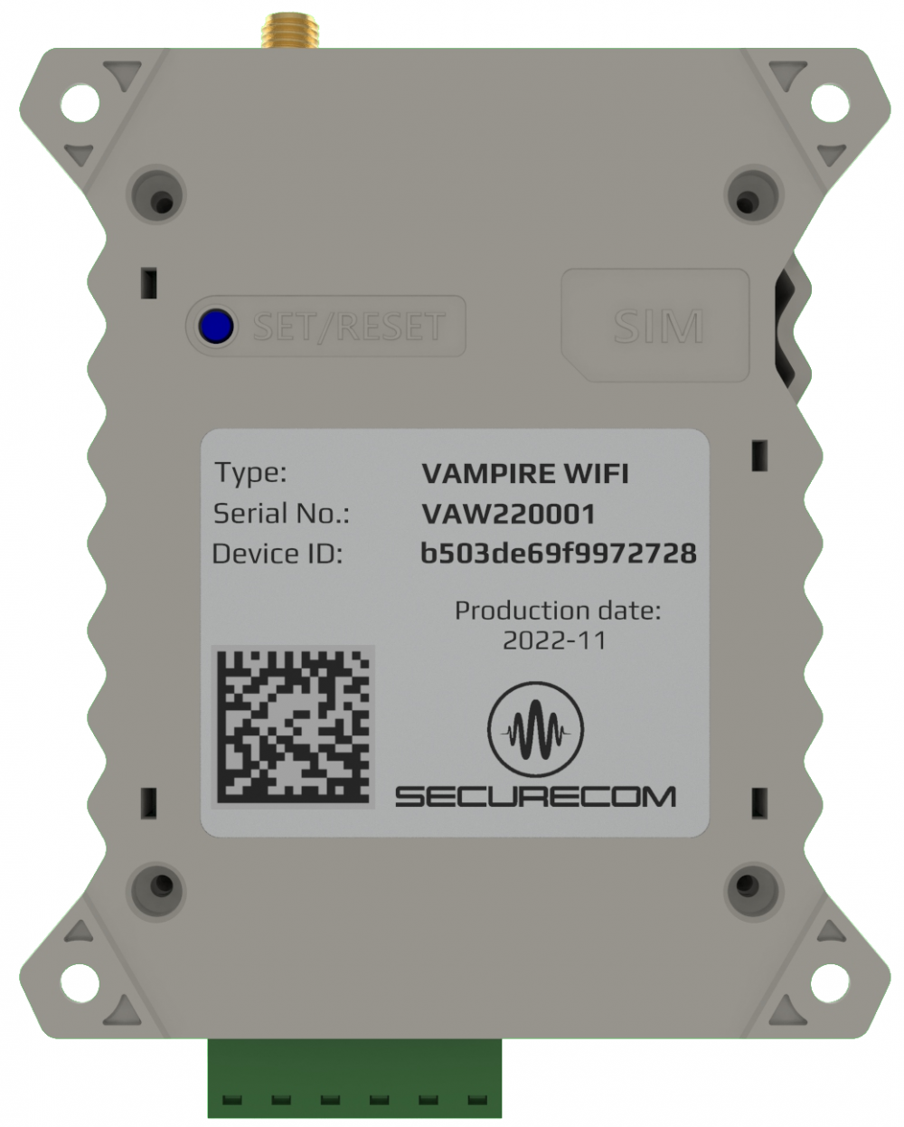 Securecom Securecom GSM_SC-SINGULARWIFIVAMPIRE WIFI Kommunikátor ...