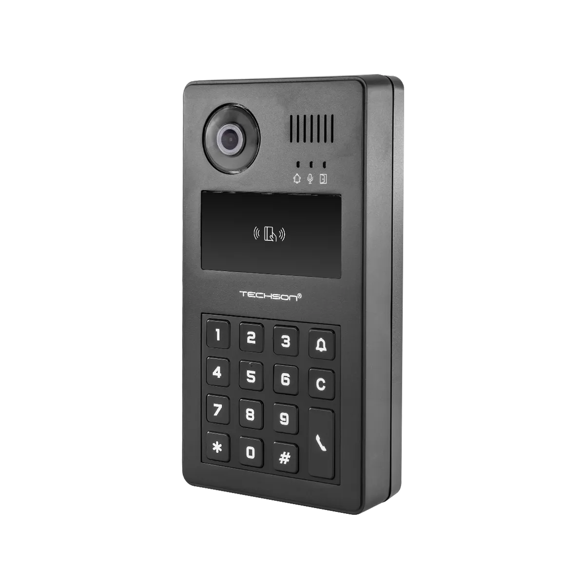 Techson TCT DS202 BN Többlakásos kültéri  video IP kaputelefon