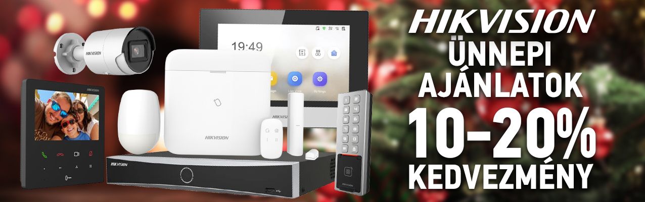 Év végi akciós Hikvision ajánlatok