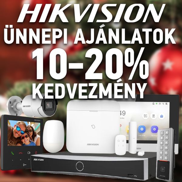 Év végi akciós Hikvision ajánlatok
