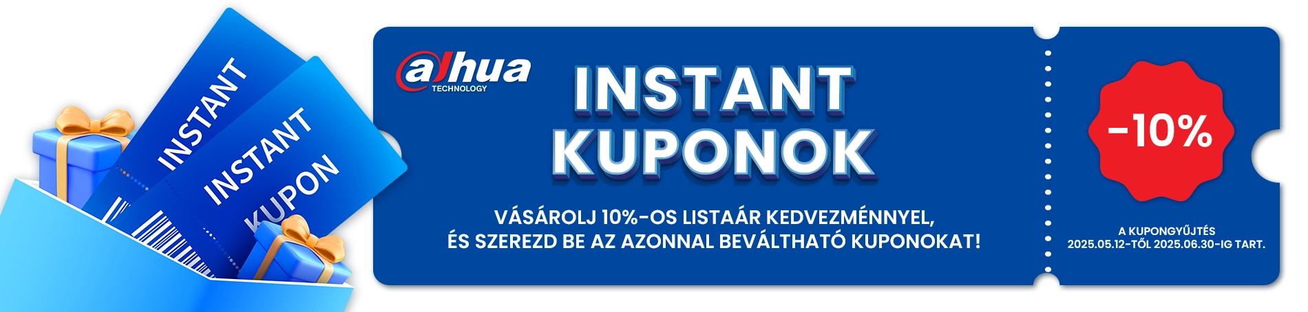 Dahua kupongyűjtés