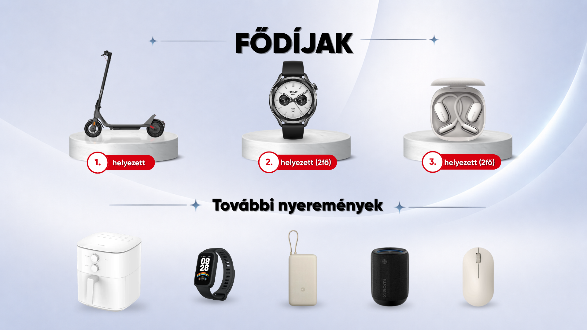 Xiaomi nyeremények