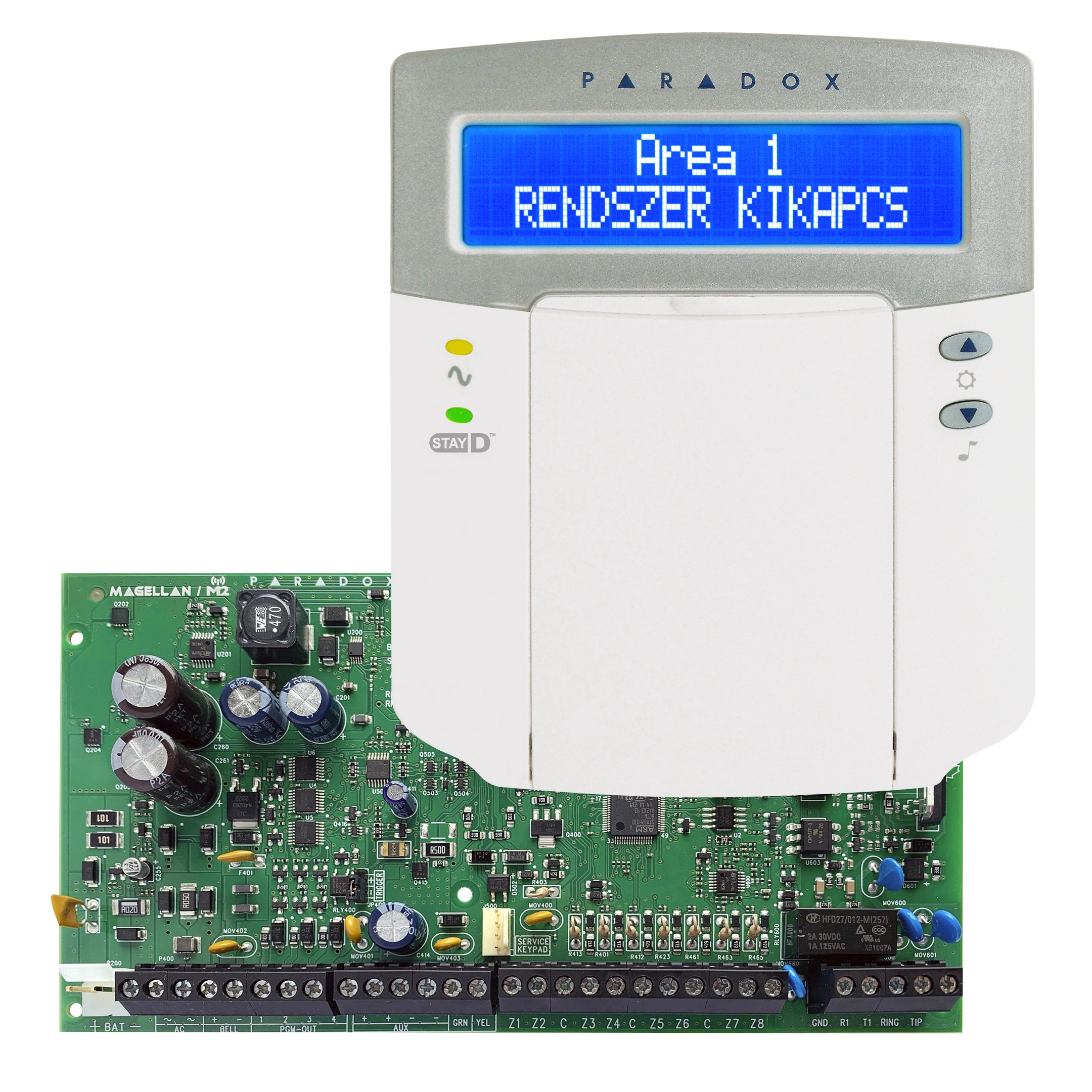 MG5050+ központ + K32LCD+ kezelő