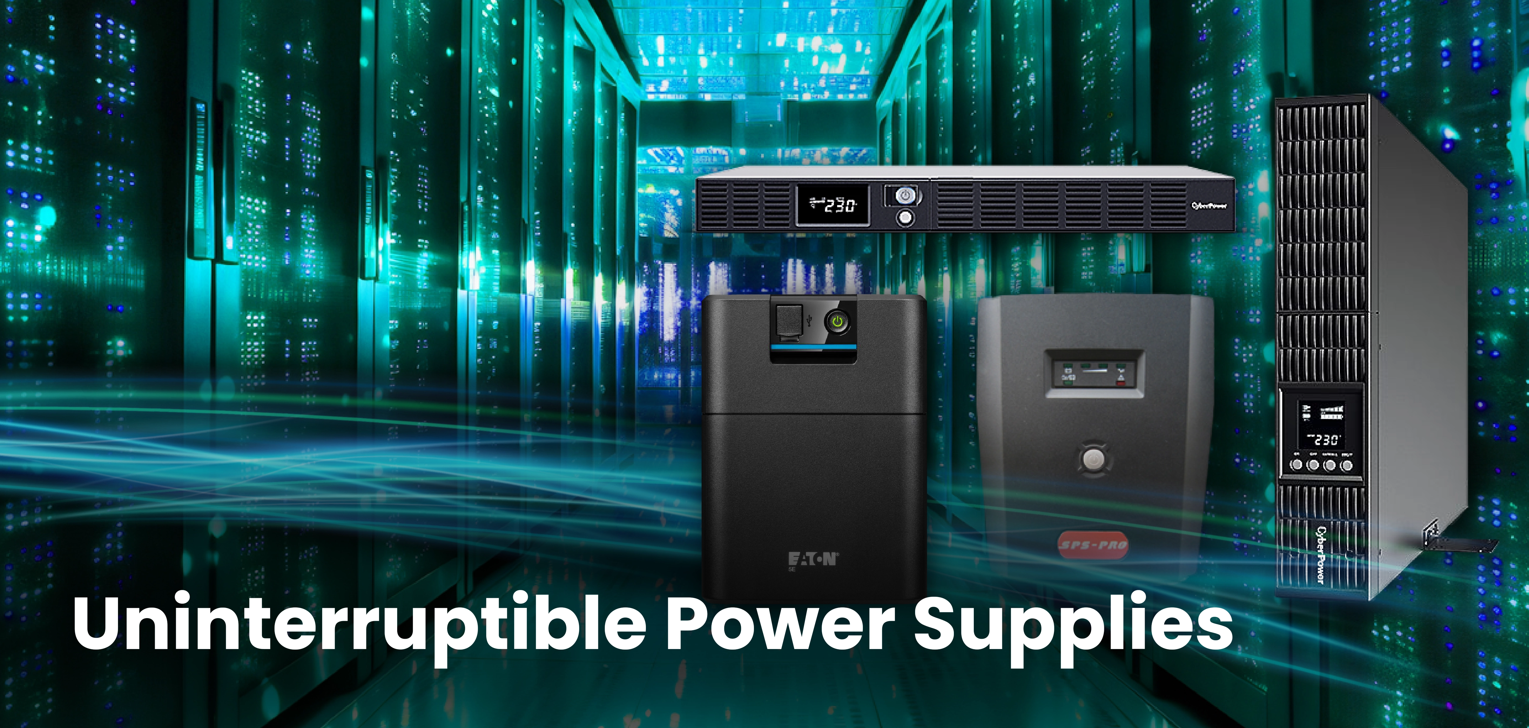 Protection in case of power failure: uninterruptible power supplies (UPS)