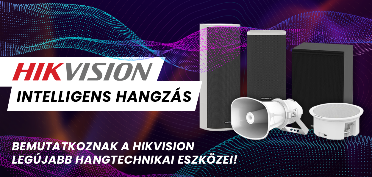 Ez nagyot fog szólni: bemutatkoznak a Hikvision hangtechnikai eszközök!