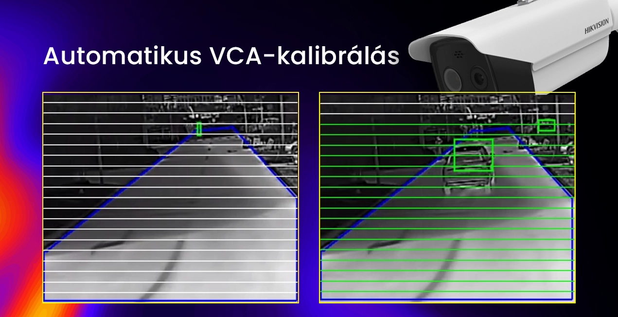 Hikvision VCA kalibrálás