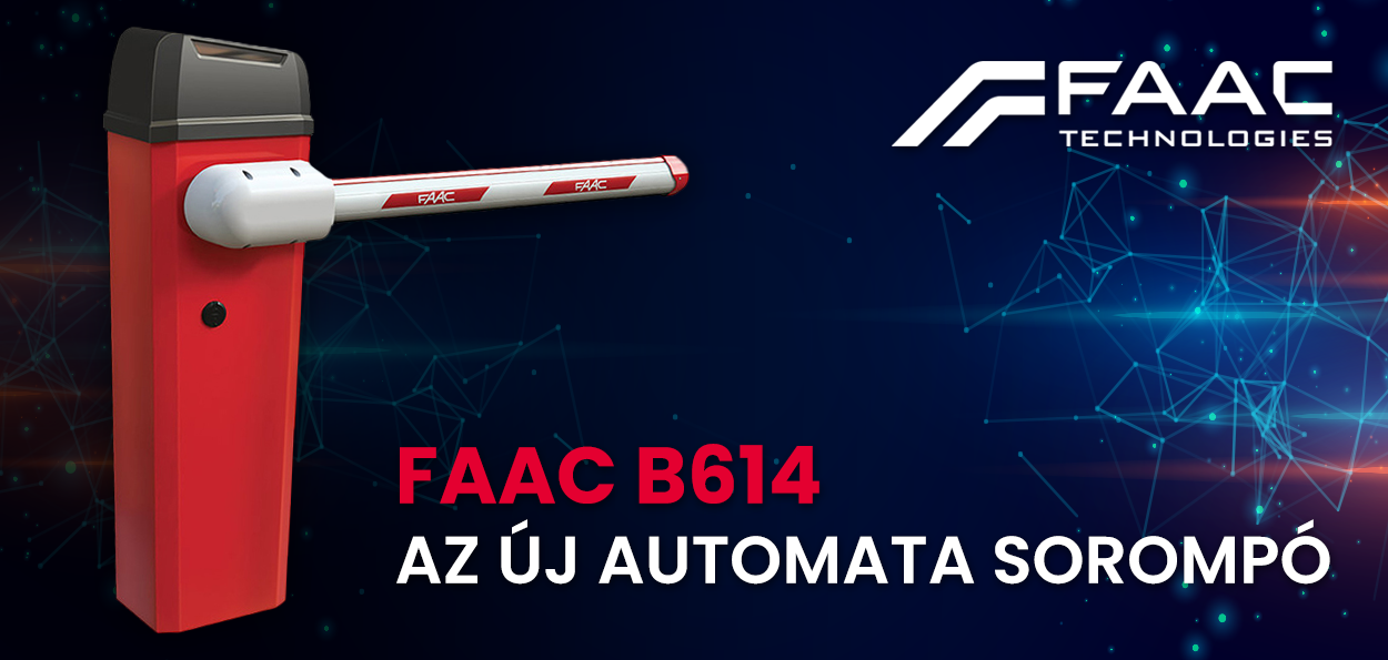 Miért válaszd az új FAAC B614 automata sorompót?