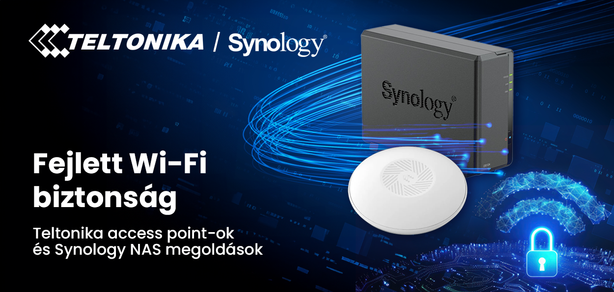 Fejlett Wi-Fi biztonság: Teltonika access point-ok és Synology NAS megoldások