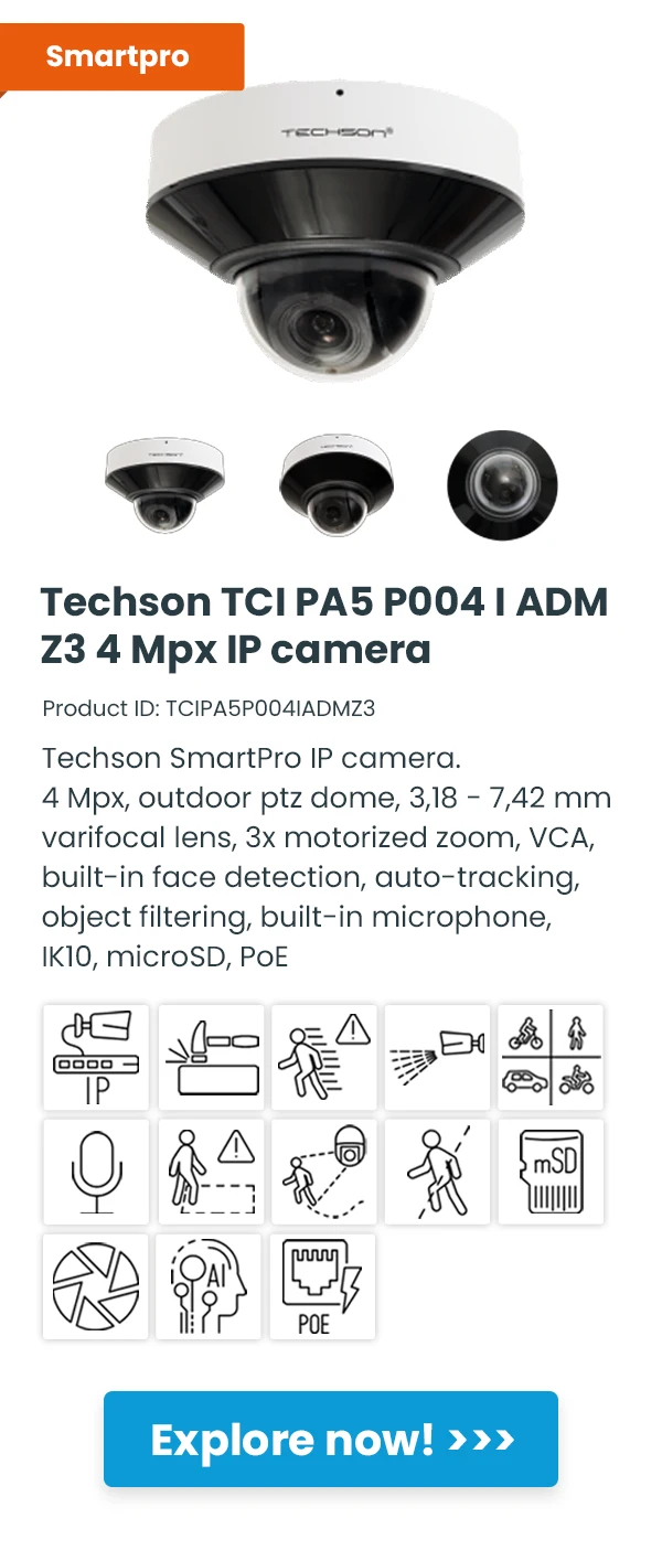 Fedezd fel a Techson PA5 P004 kamerát!