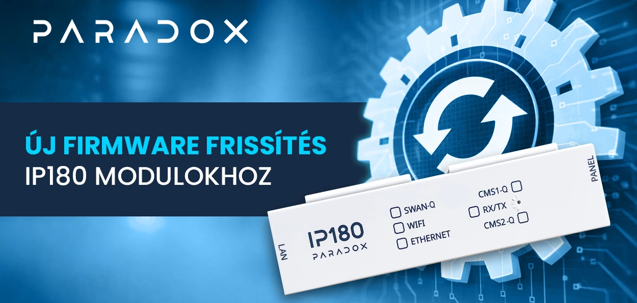 Új gyártói firmware frissítés érkezett az IP180 modulokhoz