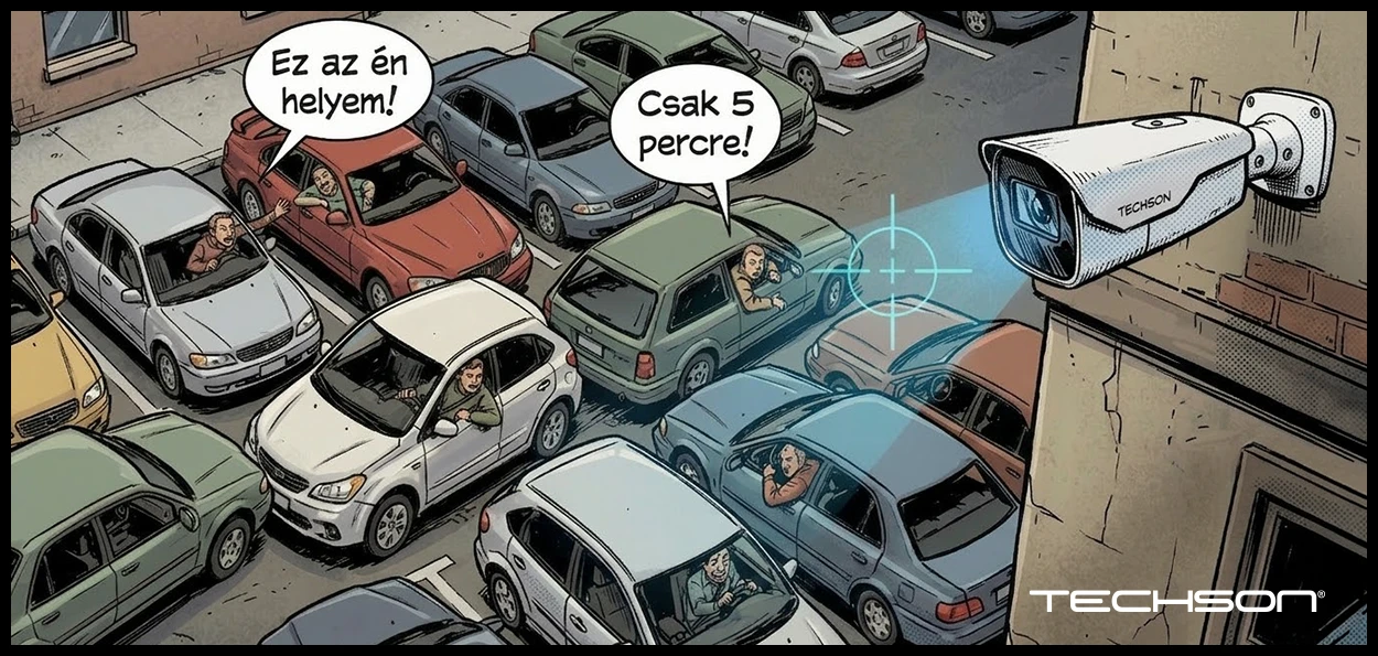 Amikor a Kapuőrből Parkolóőr lesz – Hogyan turbózzuk fel a Techson LPR kamerát egyedi zónafigyeléssel?