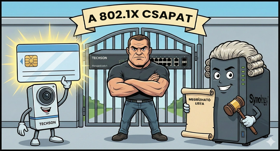 Techson switch 802.1x 