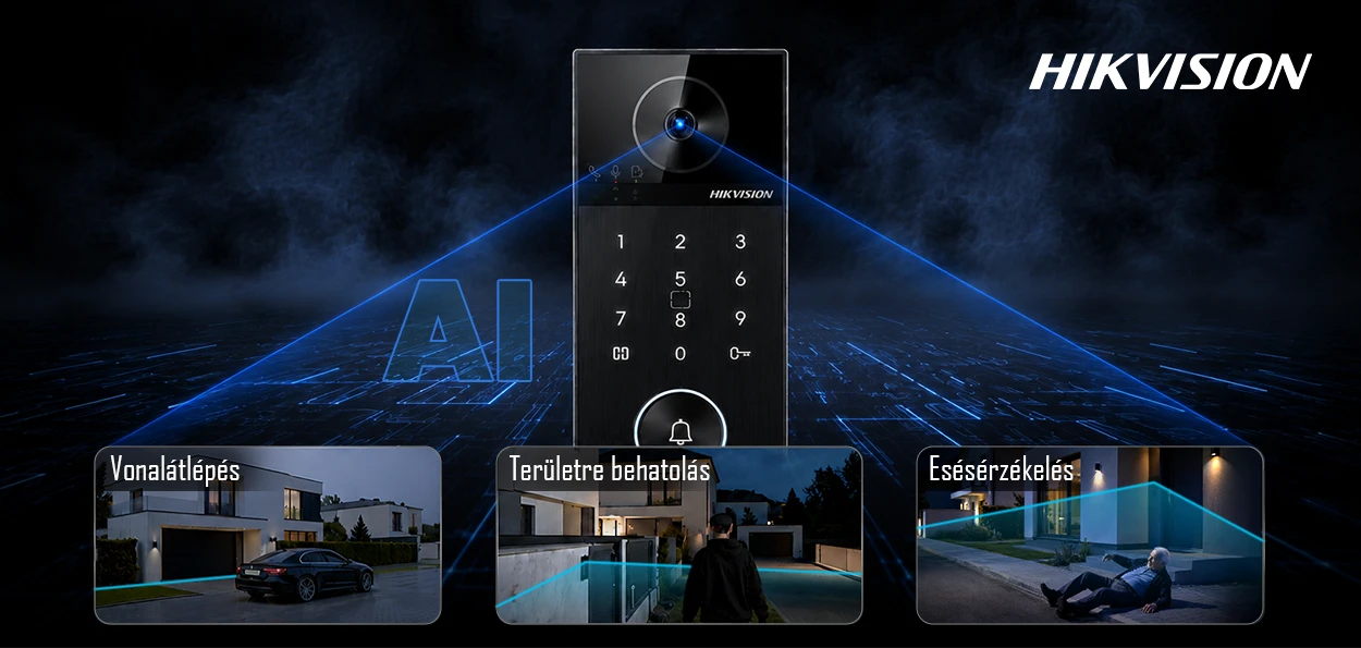 AI vezérelt eseményfeldolgozás a bejáratnál: a Hikvision IP Intercom új szintje