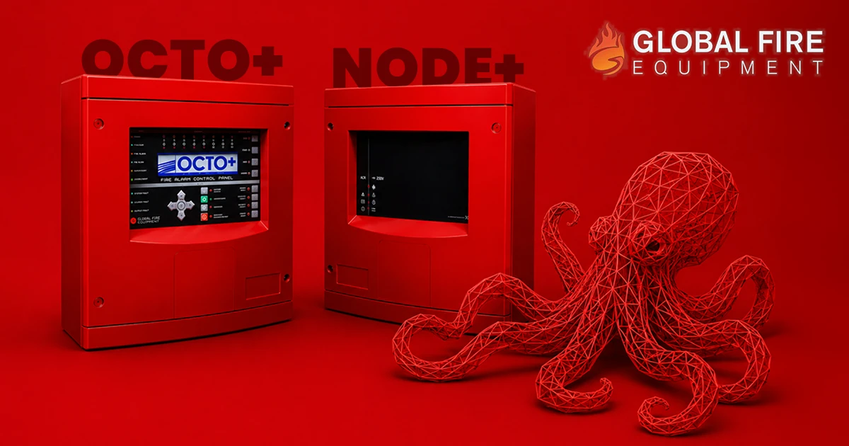 GLOBAL FIRE Octo+ és Node+ tűzjelző központok!