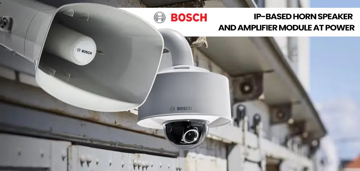 New IP-based horn speaker and amplifier module from Bosch