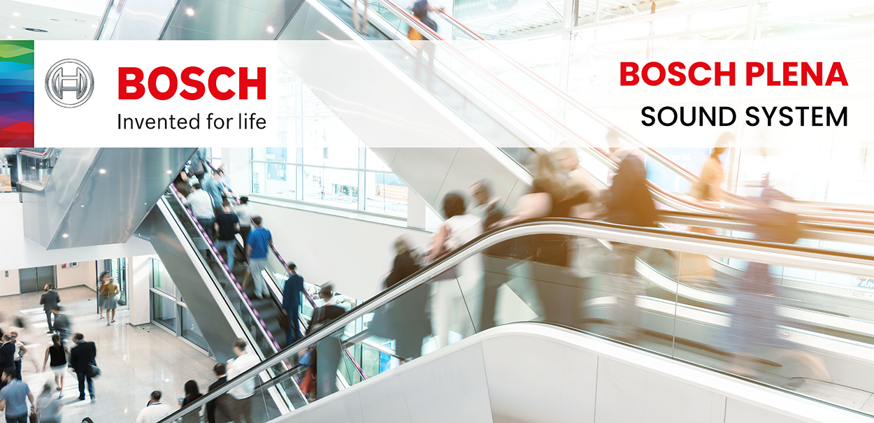 Bosch Plena sound system for commercial or emergency solutions