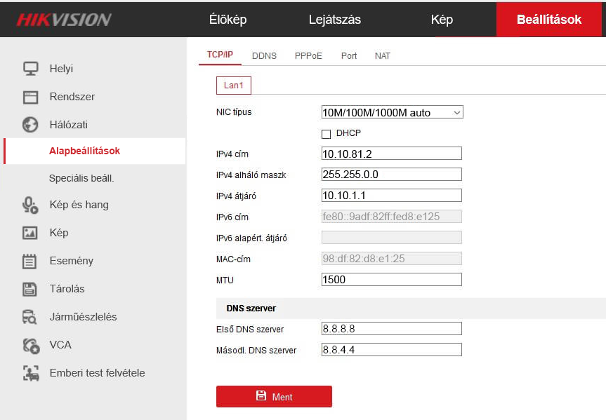 Hik-Connect web application