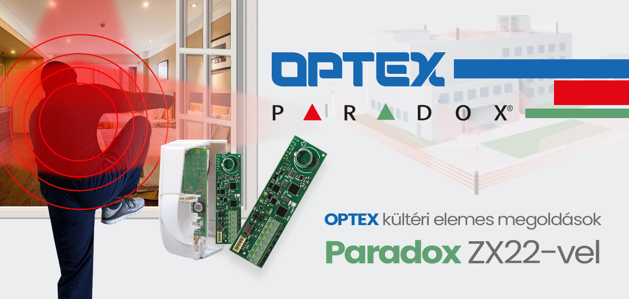 OPTEX elemes megoldások és ZX22 bővítőmodul