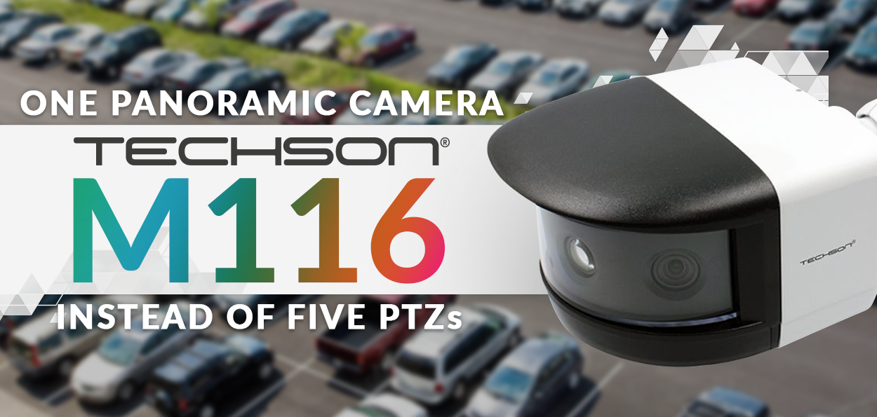 TECHSON M116, THE E-PTZ PANORAMIC OBJECT TRACKING CAMERA