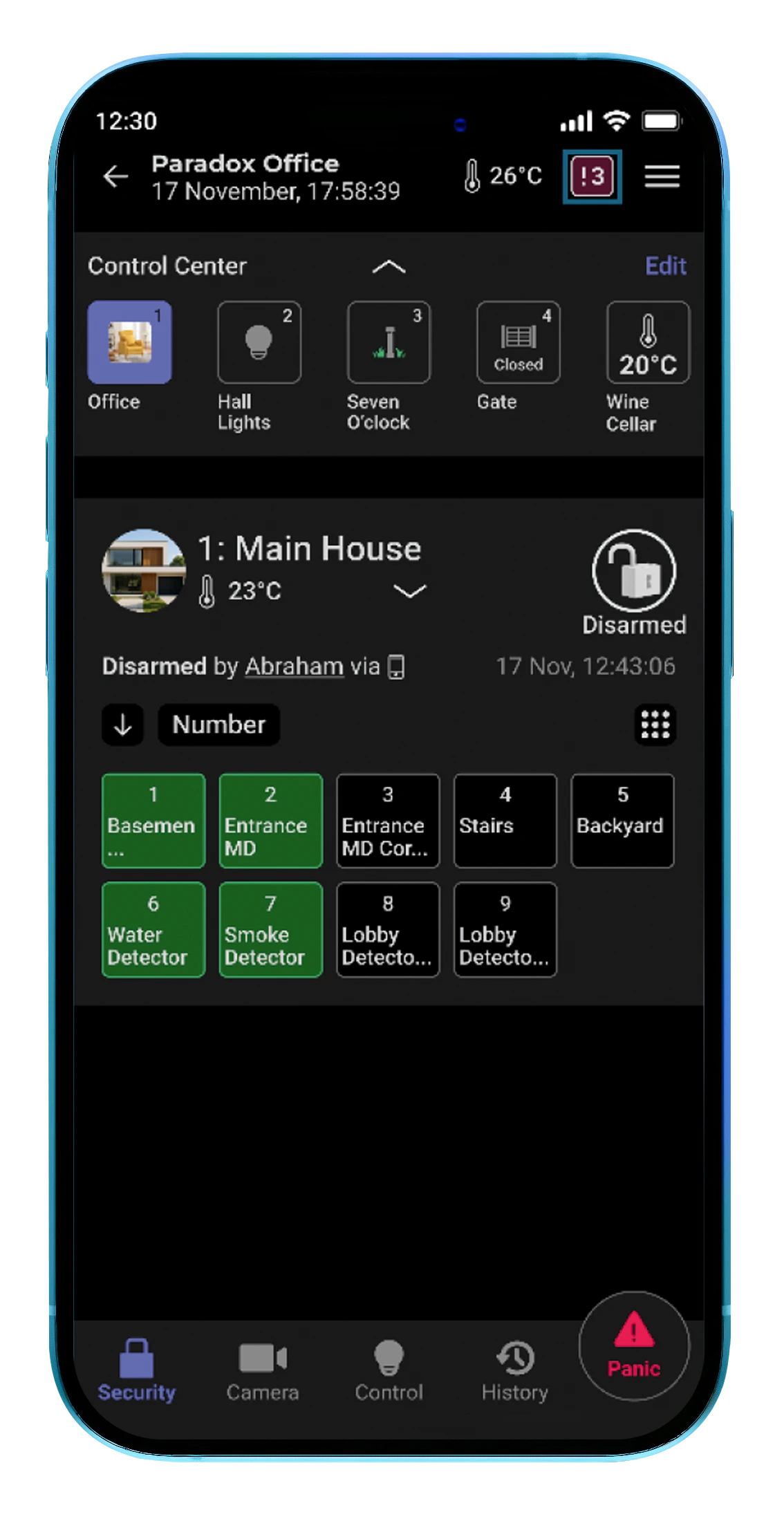 BlueEye mobilalkalmazás